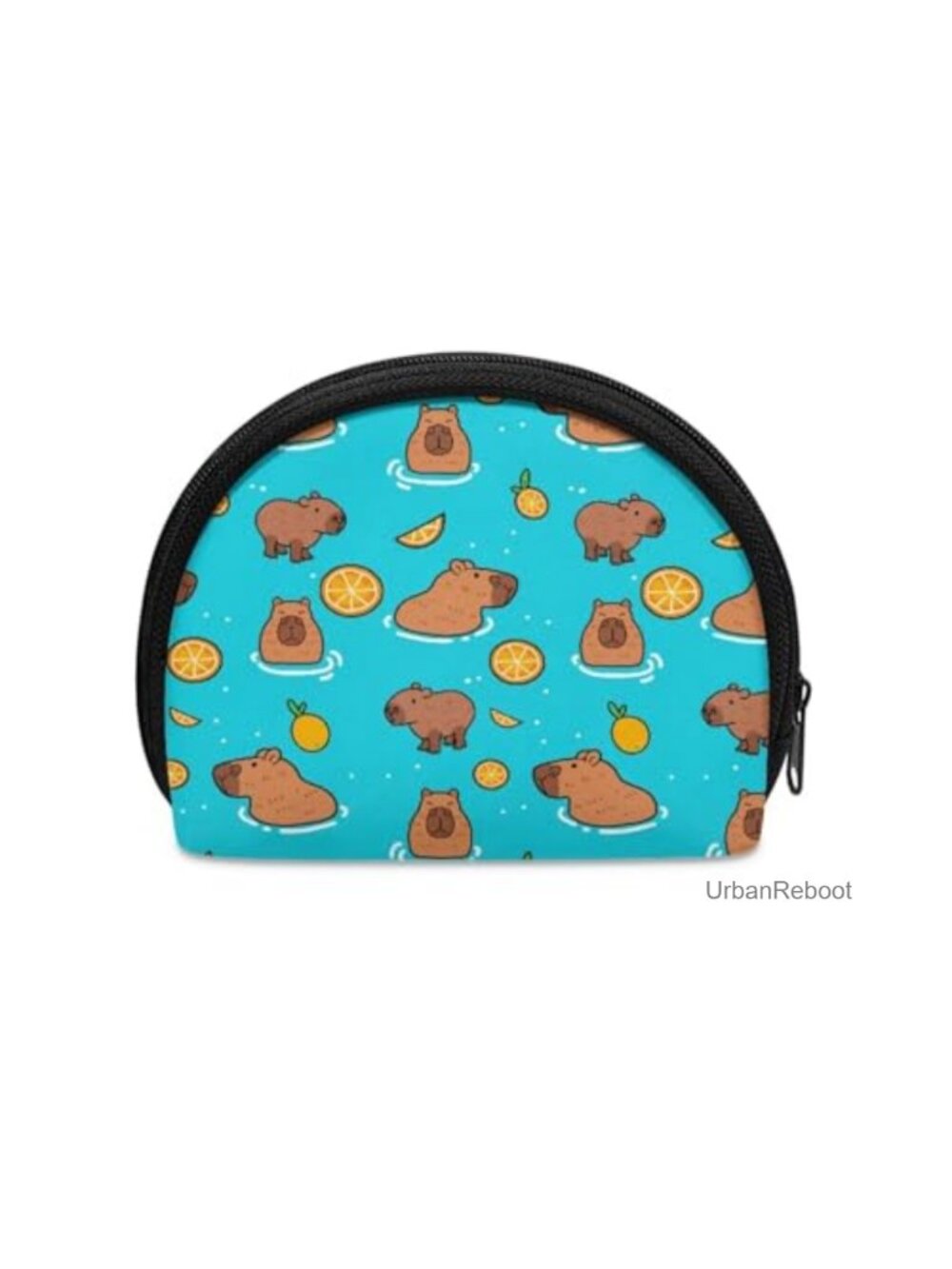 Mini Coin Purse Polyester Zip Pouch Card Holder Travel Wallet